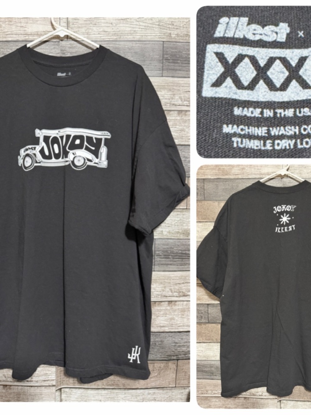 Illest X Jo Koy T-Shirt Men’s 3XL Black Limited Edition Jeepney Filipino Comedy